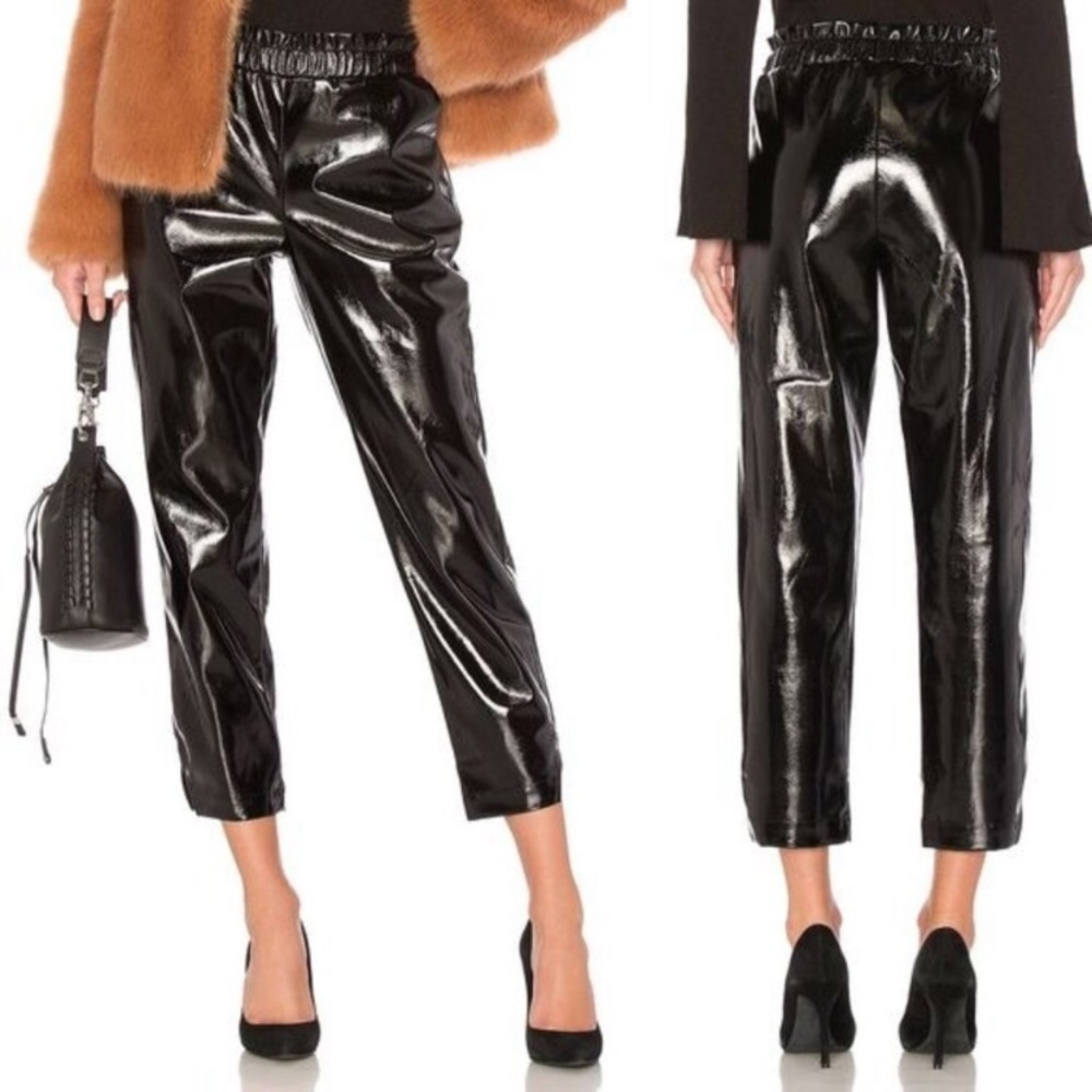 Frame Faux Leather Pants